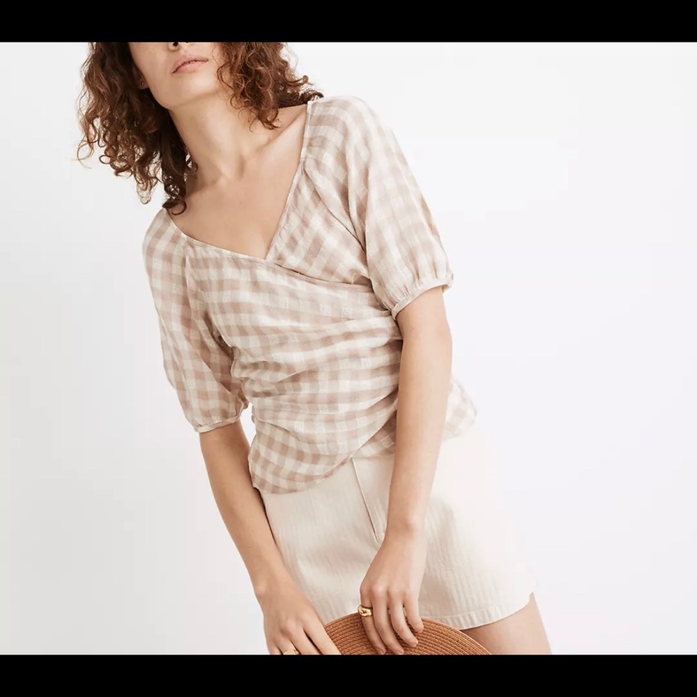 NWT Madewell wrap shirt